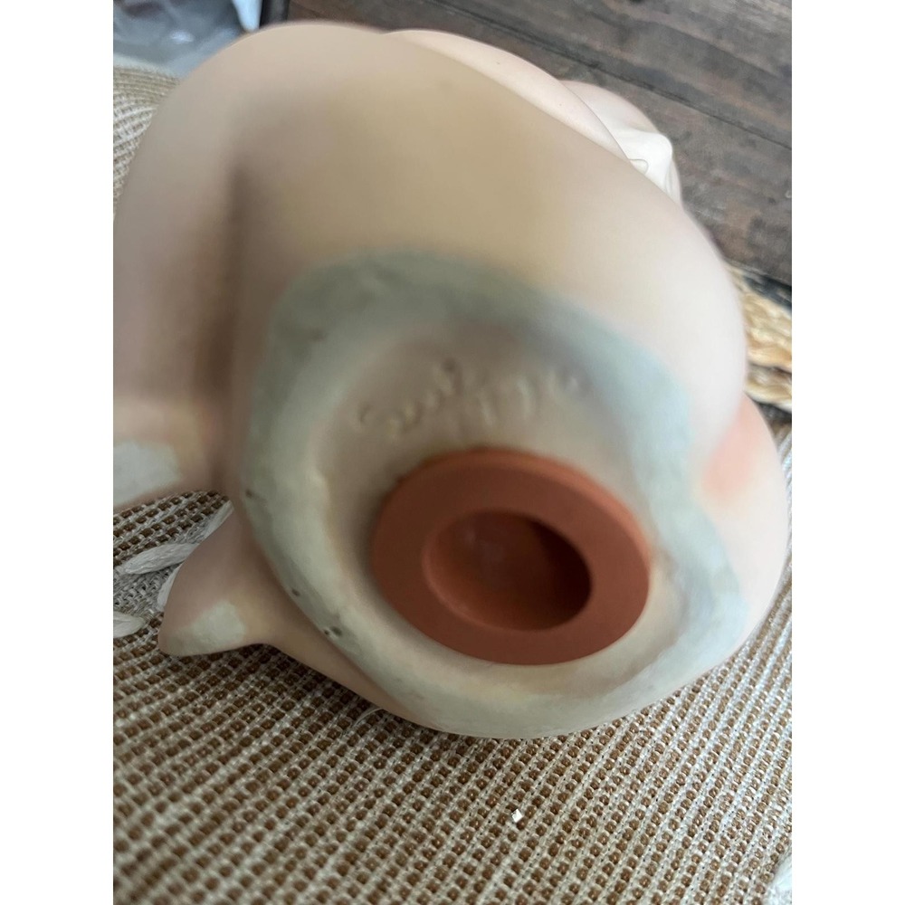 Vintage Baby Shower Hand-made Kewpie Doll powder holder from 1970 - Picture 5 of 6